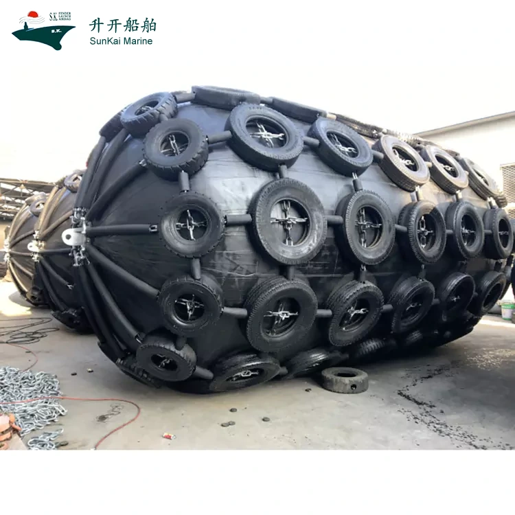 SunKai Marine Dock 고무 펜더가 해외 프로젝트에 성공적으로 설치되어 높은 고객 칭찬을 받았습니다.